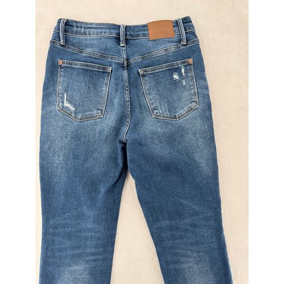 Judy Blue High Rise Slim Jeans Tummy Control 9 29 Johanna - Picture 7 of 12